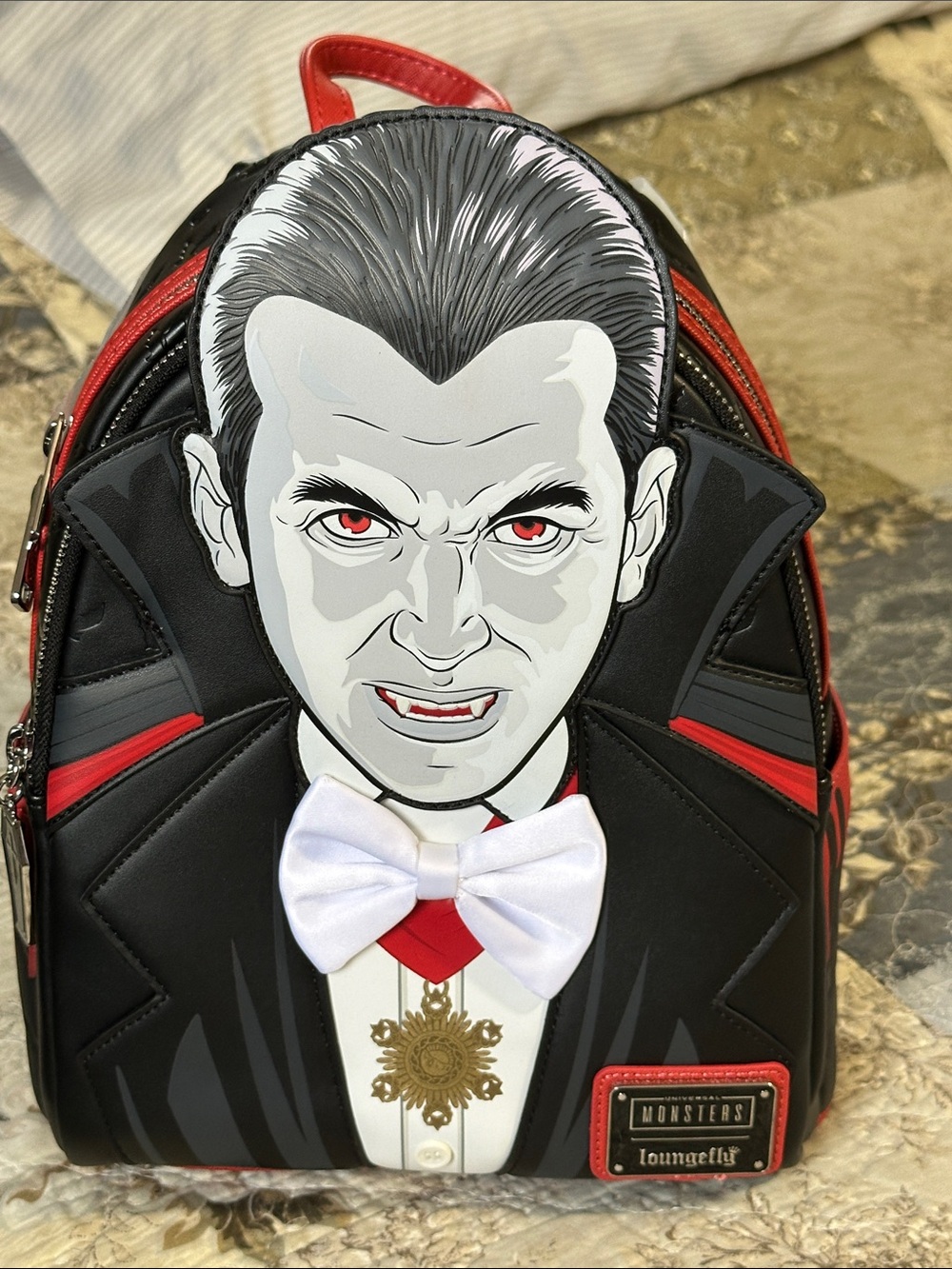 Stunning Loungefly featuring Dracula, Universal Monsters, Glow in Dark, NWTs
